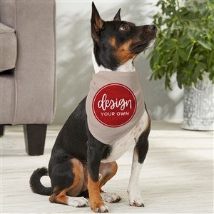 Design Your Own Personalized Medium Dog Bandana- Tan - 33988-T