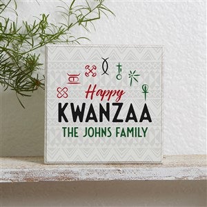 Kwanzaa Personalized Shelf Block - 33995