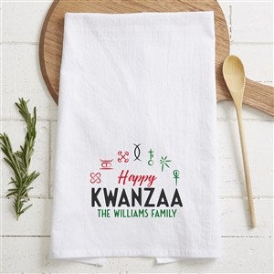 Kwanzaa Personalized Tea Towel - 33998