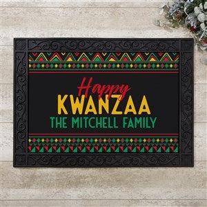 Kwanzaa Personalized Doormat- 18x27 - 33999-S