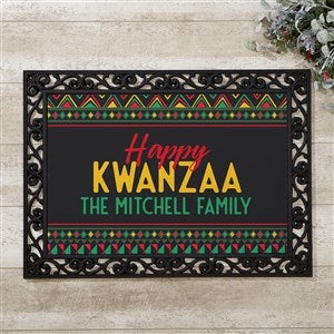 Kwanzaa Personalized Doormat 18x27 - 33999-S