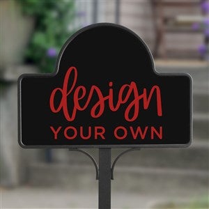 Design Your Own Personalized Magnetic Garden Sign- Black - 34011-B