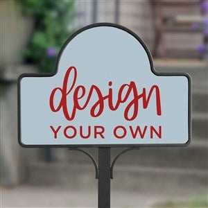 Design Your Own Personalized Magnetic Garden Sign- Slate Blue - 34011-SB