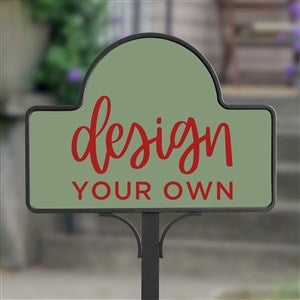 Design Your Own Personalized Magnetic Garden Sign- Sage Green - 34011-SG