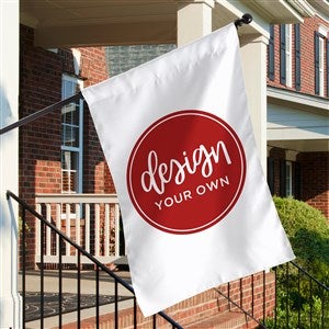 Design Your Own Personalized House Flag- White - 34013-W