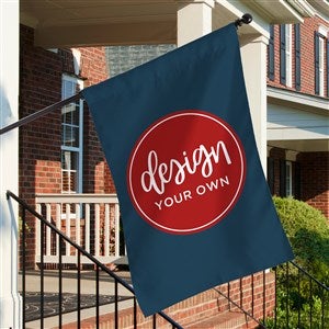 Design Your Own Personalized House Flag- Navy Blue - 34013-NB