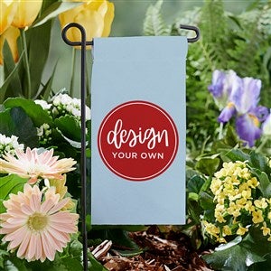Design Your Own Personalized Mini Garden Flag- Slate Blue - 34014-SB