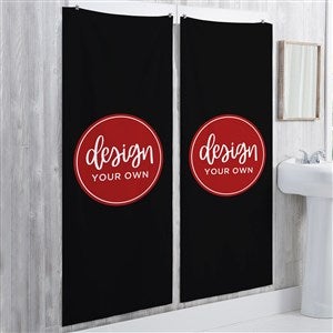 Design Your Own Personalized 30x60 Bath Towel- Black - 34030-B