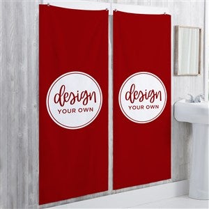 Design Your Own Personalized 30x60 Bath Towel- Burgundy - 34030-BU