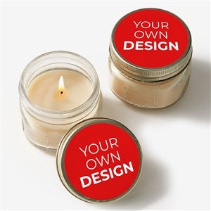 Design Your Own Personalized Mason Jar Candle Favors- Red - 34049-R