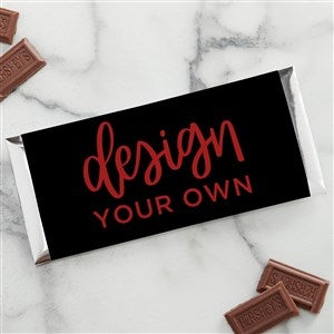 Design Your Own Personalized Candy Bar Wrappers- Black - 34050-B
