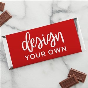 Design Your Own Personalized Candy Bar Wrappers- Red - 34050-R