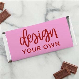 Design Your Own Personalized Candy Bar Wrappers- Pastel Pink - 34050-P