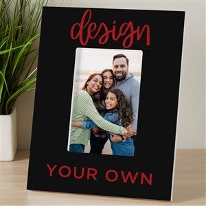 Design Your Own Personalized Vertical Picture Frame - Black - 34089-B
