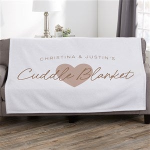 Snuggle Together Personalized 50x60 Sweatshirt Blanket - 34104-SW