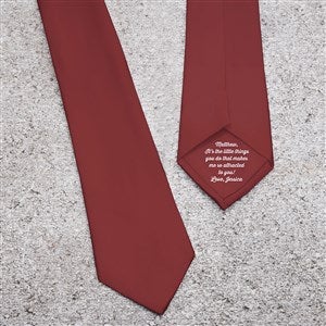 Secret Love Message Personalized Mens Tie - 34105