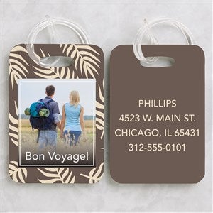 Custom Pattern Personalized Photo Luggage Tag 2 Pc Set - 34116