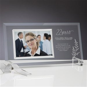 Retirement Personalized Glass Picture Frame - 34135