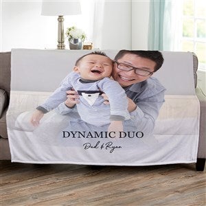 Photo & Message For Him Personalized 50x60 Plush Fleece Blanket - 34196-F