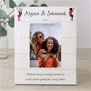 Best Friends  philoSophies® Personalized Shiplap Picture Frame- 5x7 Vertical - 34215-5x7V