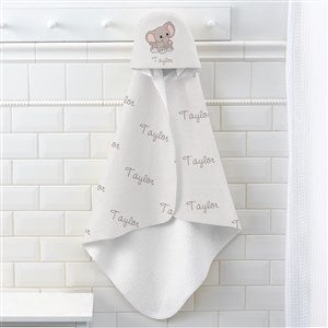 Precious Moments® Elephant Personalized Baby Hooded Towel - 34223