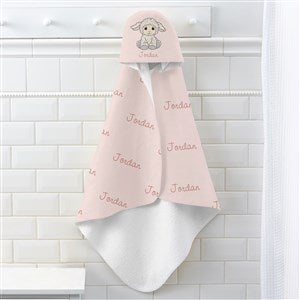 Precious Moments® Lamb Personalized Baby Hooded Towel - 34225