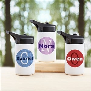 Just Me Personalized Double-Wall Vacuum Insulated 12.5 oz. Water Bottle - 34245-S