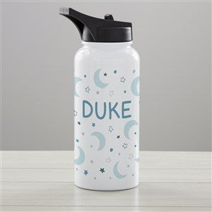 Moon & Stars Personalized Vacuum Insulated 32oz Water Bottle - 34269-L