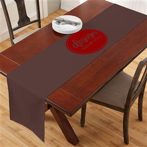 Design Your Own Personalized Table Runner - Brown - 34298-BR