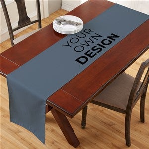 Design Your Own Personalized Table Runner - Large - Slate Blue - 34299-SB