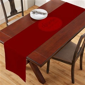 Design Your Own Personalized Table Runner - Large - Burgundy - 34299-BU