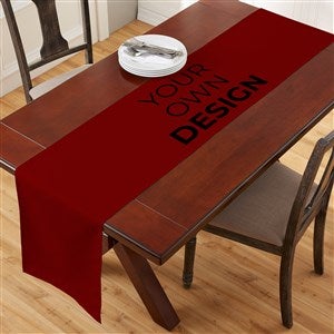 Design Your Own Personalized Table Runner - Small - Burgundy - 34300-BU
