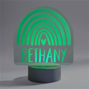 Watercolor Brights Rainbow Personalized Kids LED Sign - 34318-R