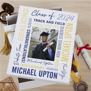 All About the Grad Personalized Keepsake Memory Box - 8x10 - 34330-S