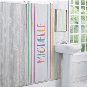 Watercolor Brights Personalized 30x60 Bath Towel - 34336-S
