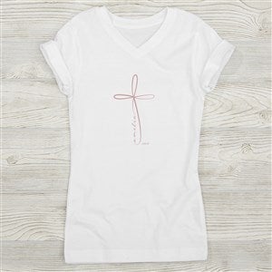 Holy Name Personalized First Communion Girl's Fitted Tee - 34415-FT
