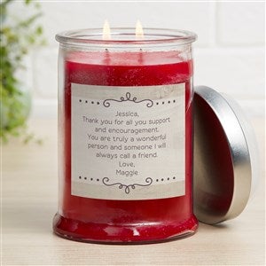 Write Your Own Personalized Cinnamon Candle Jar - 34522-C