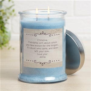 Write Your Own Personalized Spring Rain Candle Jar