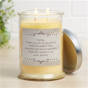 Write Your Own Personalized French Vanilla Candle Jar - 34522-V