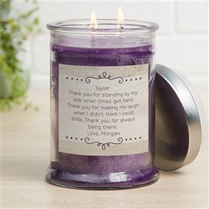 Write Your Own Personalized Lilac Blossom Candle Jar - 34522-L