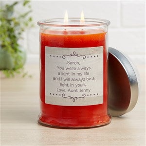 Write Your Own Personalized Pumpkin Spice Candle Jar - 34522-P