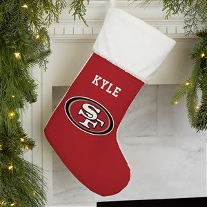 NFL San Francisco 49ers Personalized Christmas Stocking - 34555