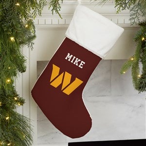 NFL Washington Football Team Personalized Christmas Stocking - 34559