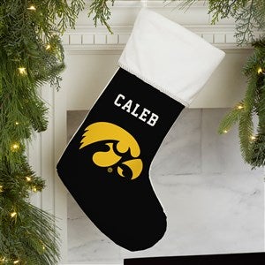 NCAA Iowa Hawkeyes Personalized Christmas Stocking - 34564