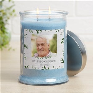 Botanical Memorial Personalized Spring Rain Candle Jar - 34565-SR