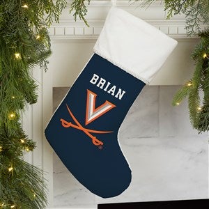 NCAA Virginia Cavaliers Personalized Christmas Stocking - 34567