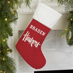 NCAA Nebraska Cornhuskers Personalized Christmas Stocking - 34581