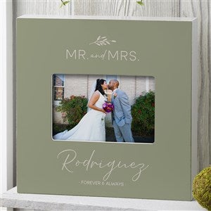 Natural Love Personalized Wedding 4x6 Box Frame Horizontal - 34640-BH
