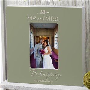 Natural Love Personalized Wedding 4x6 Box Frame Vertical - 34640-BV