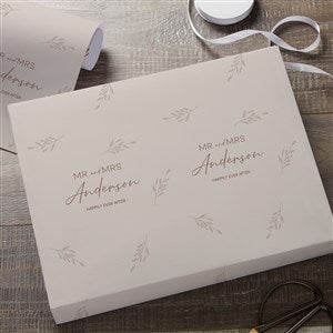 Natural Love Personalized Wedding Wrapping Paper Roll - 34648